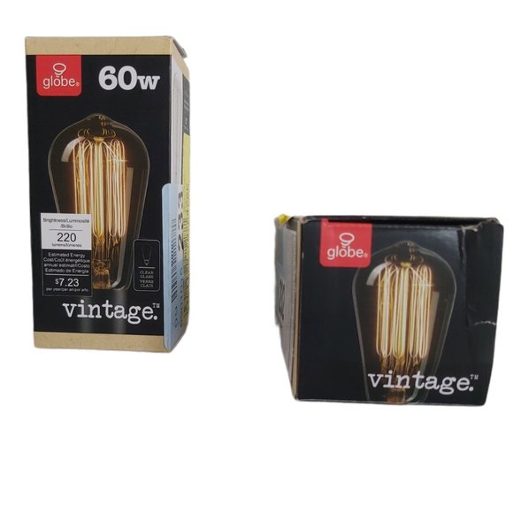 3/$20* Vintage Edison light bulbs 60W dimmable - Picture 2 of 9